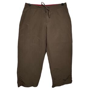 REI UPF50 Women's Hiking Pants‎ Cropped Olive Sz 6